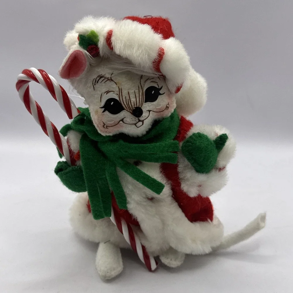 Annalee Christmas Peppermint Twist Mouse New Old‎ Stock 2008